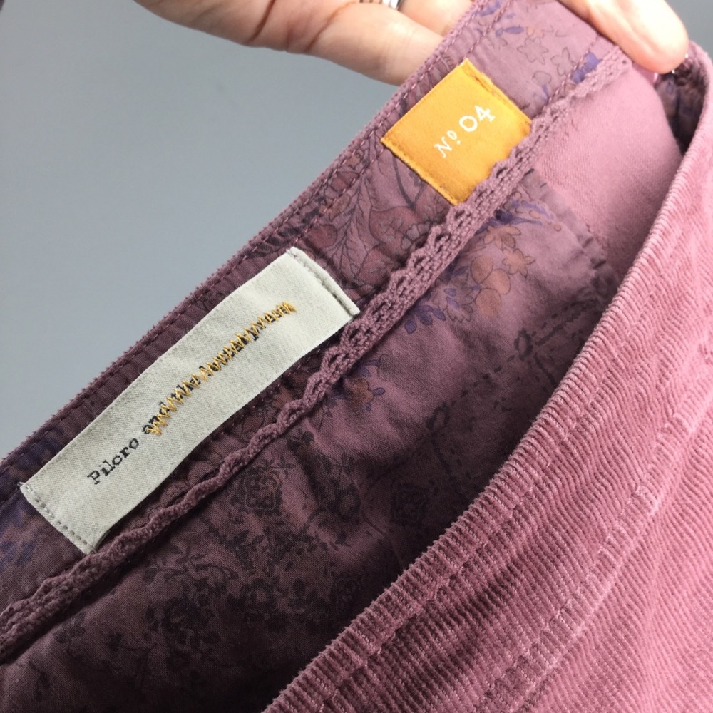 Pilcro and The Letterpress Corduroy ruffle skirt - Picture 3 of 4
